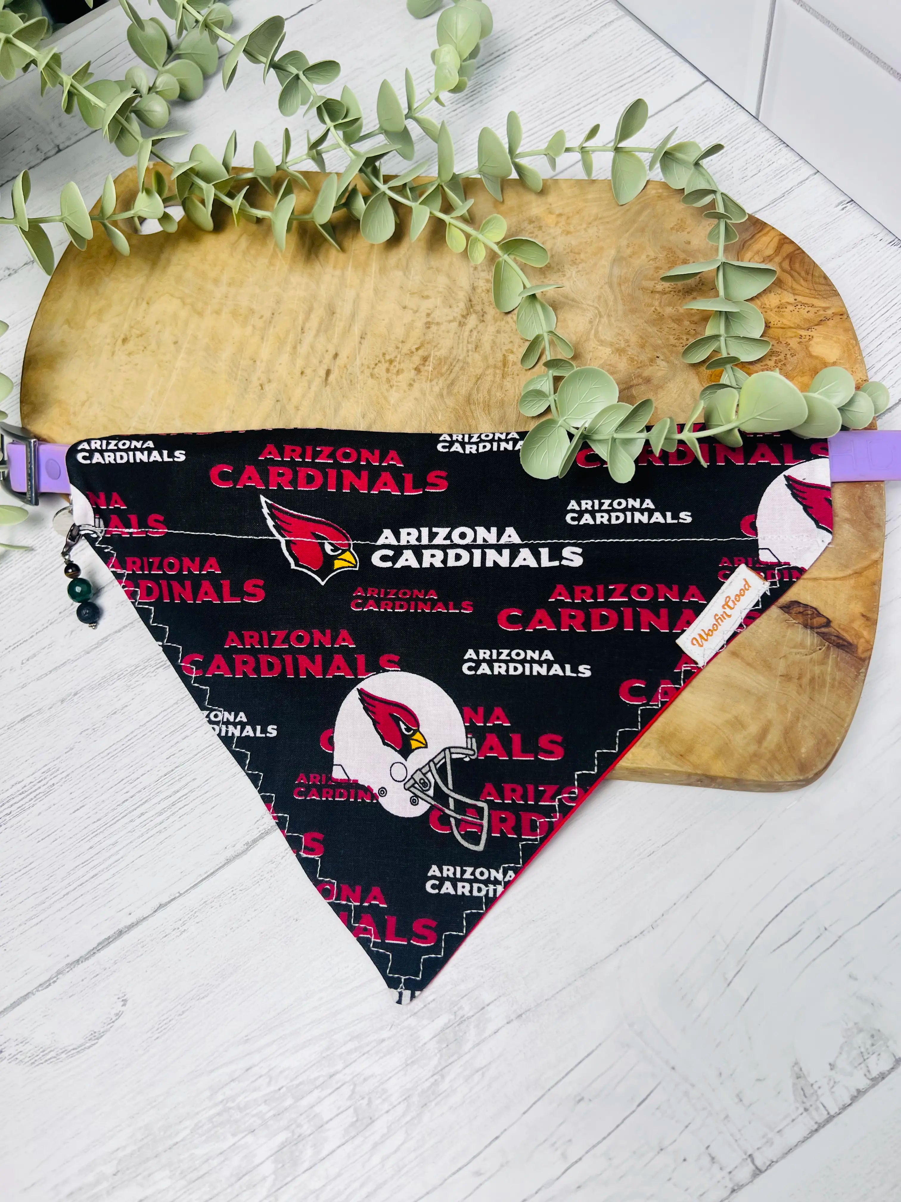 Arizona Cardinals Over the Collar Dog Bandanna – Woofin' Good