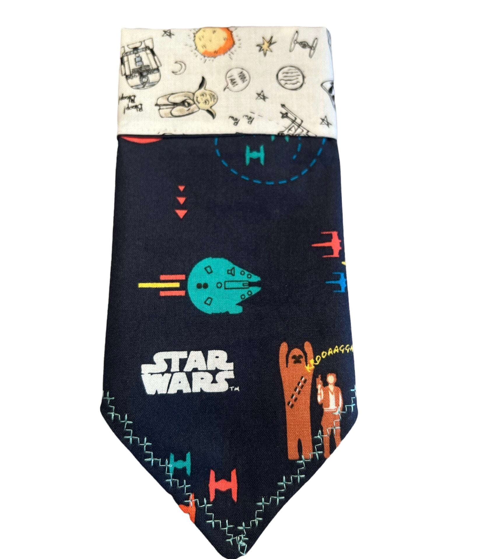 STAR WARS DOG Reversible Bandanna Over the collar