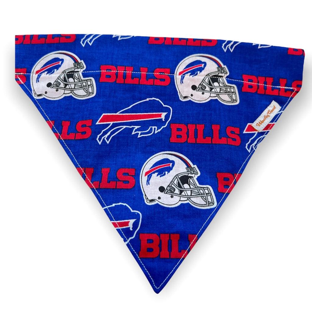 Buffalo Bills  Dog Bandana Over the Collar
