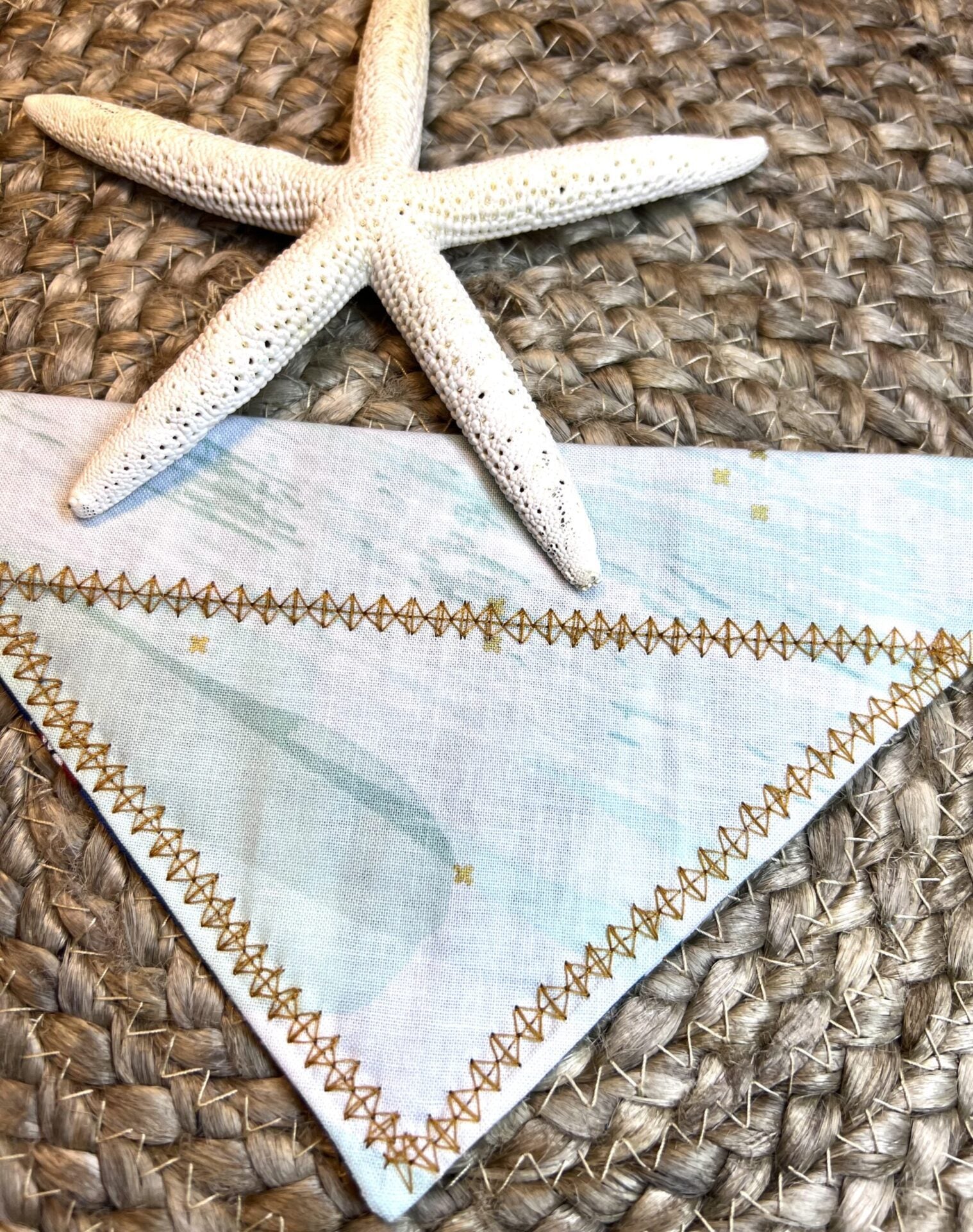 Sailboat Dog Reversible Dog Bandanna