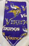 Minnesota VIKINGS Dog Bandanna over the collar