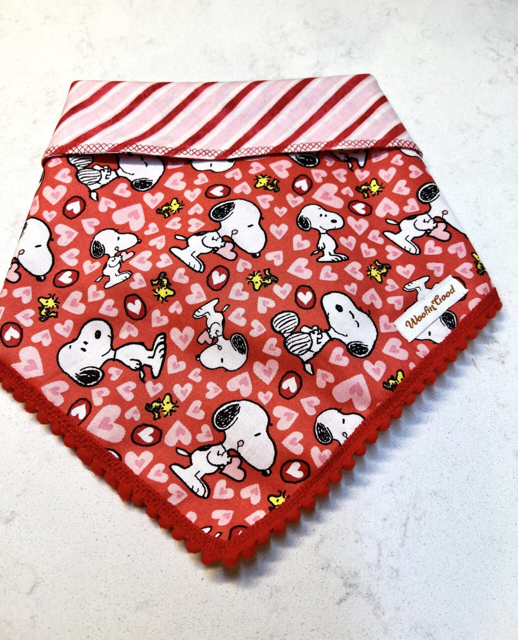 Snoopy Valentine Tie Bandanna