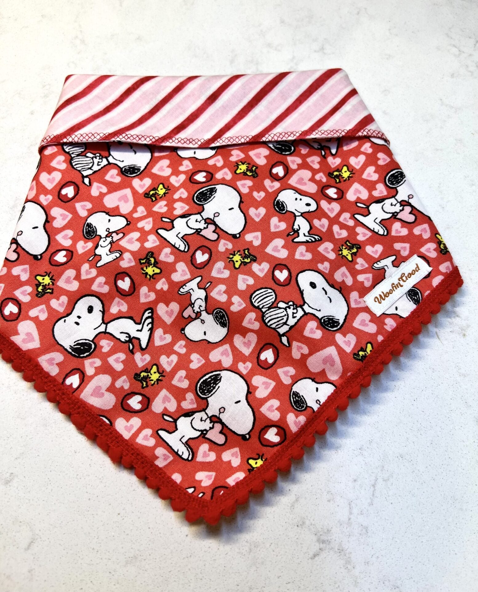 Snoopy Valentine Tie Bandanna