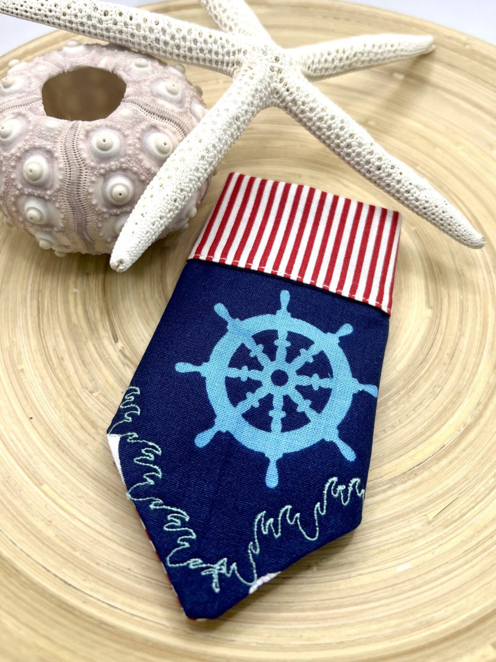 Ship Wheel Ocean Life Saver Reversible Slip Over Bandanna