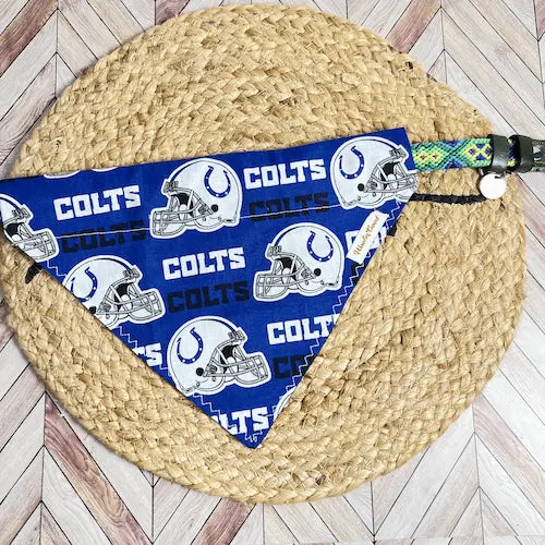 Colts Over the Collar Dog Bandanna