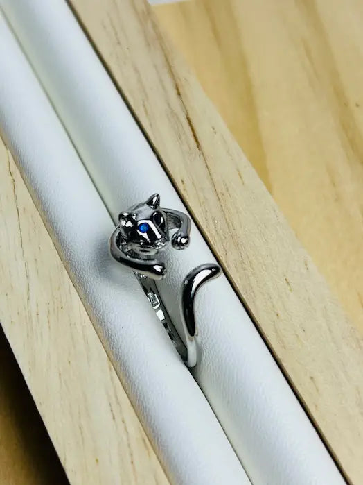 Stainless Steel Cat Wrap Ring