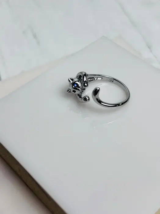 Stainless Steel Cat Wrap Ring