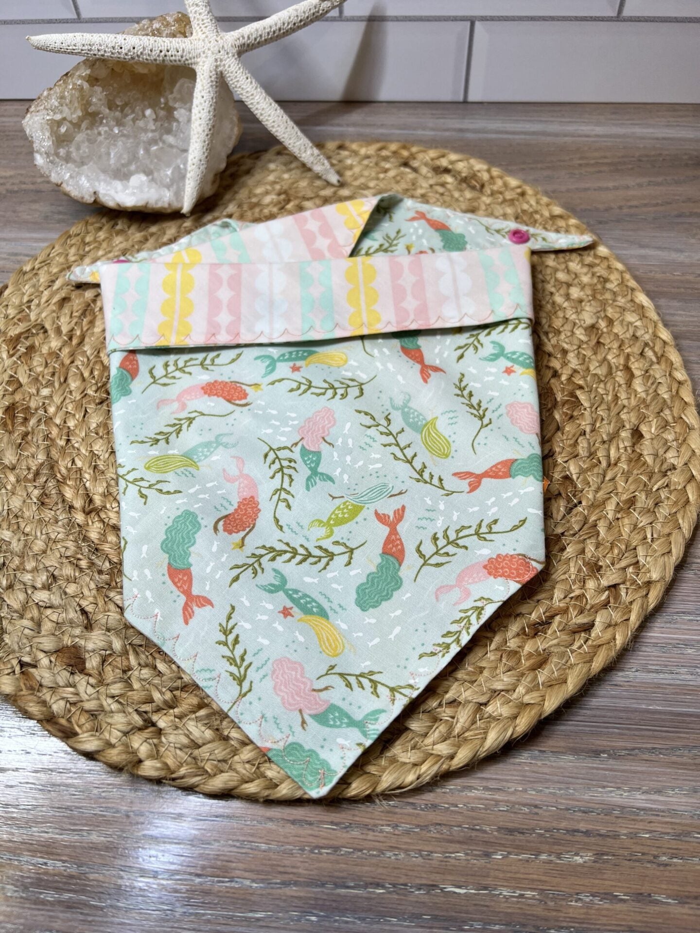 Mermaids Tie Dog Bandanna
