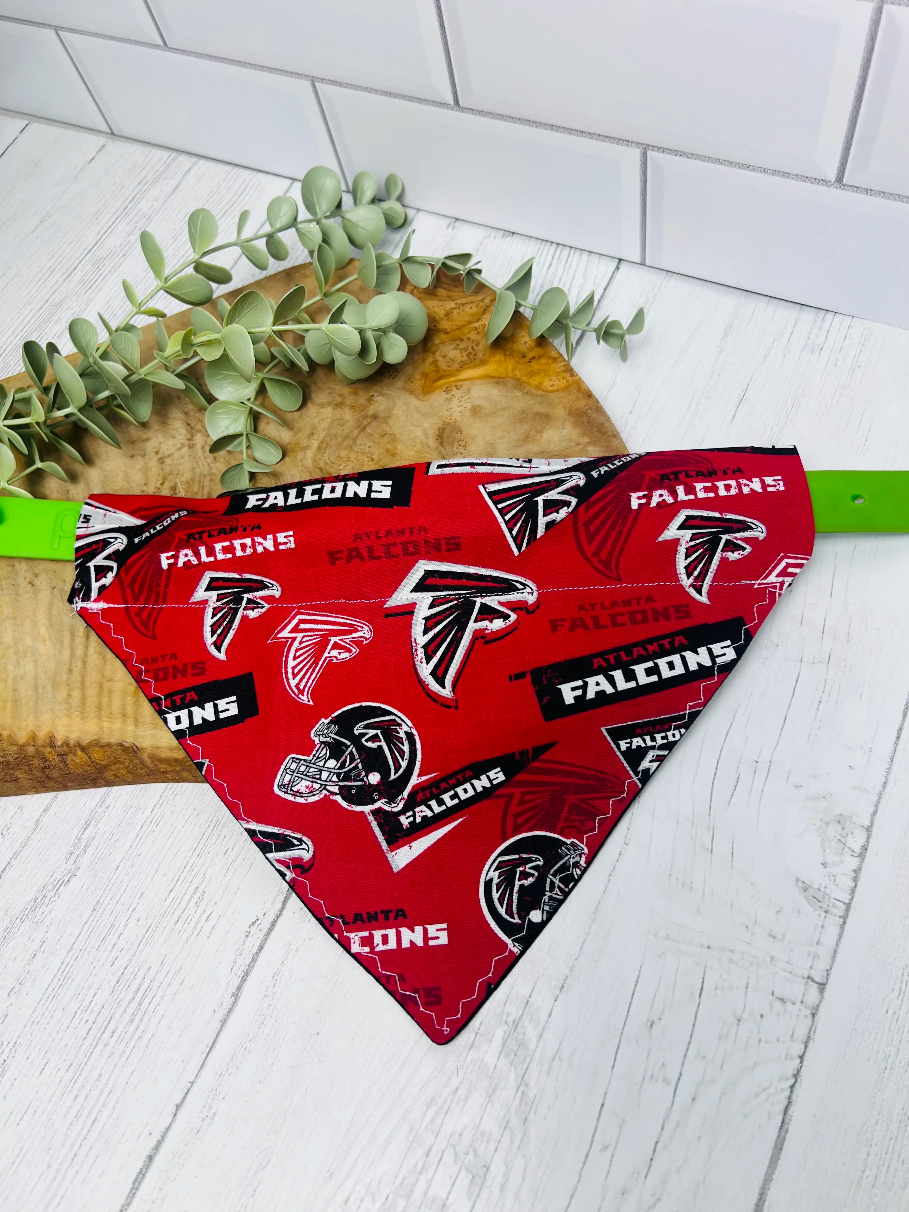 Falcons Over the Collar Dog Bandanna