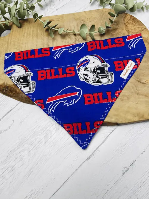 Bills Over the Collar Dog Bandanna