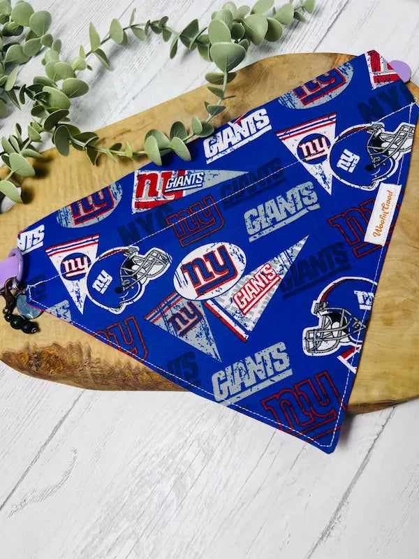 Giants Over the Collar Dog Bandanna