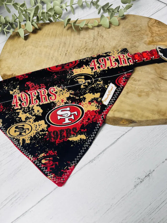 49ers Over the Collar Dog Bandanna