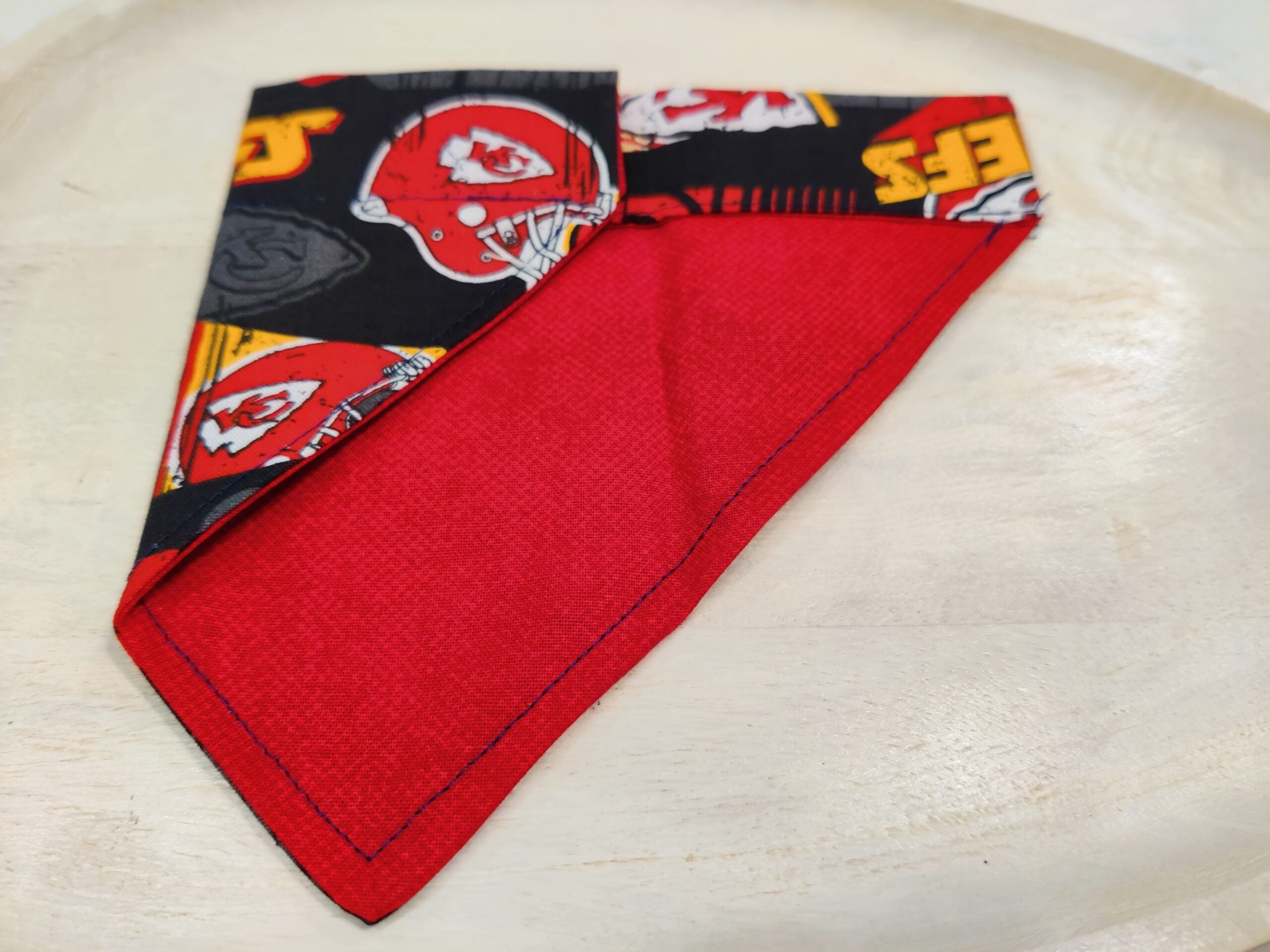 Kansas City Chiefs Football Dog Bandanna Collar
