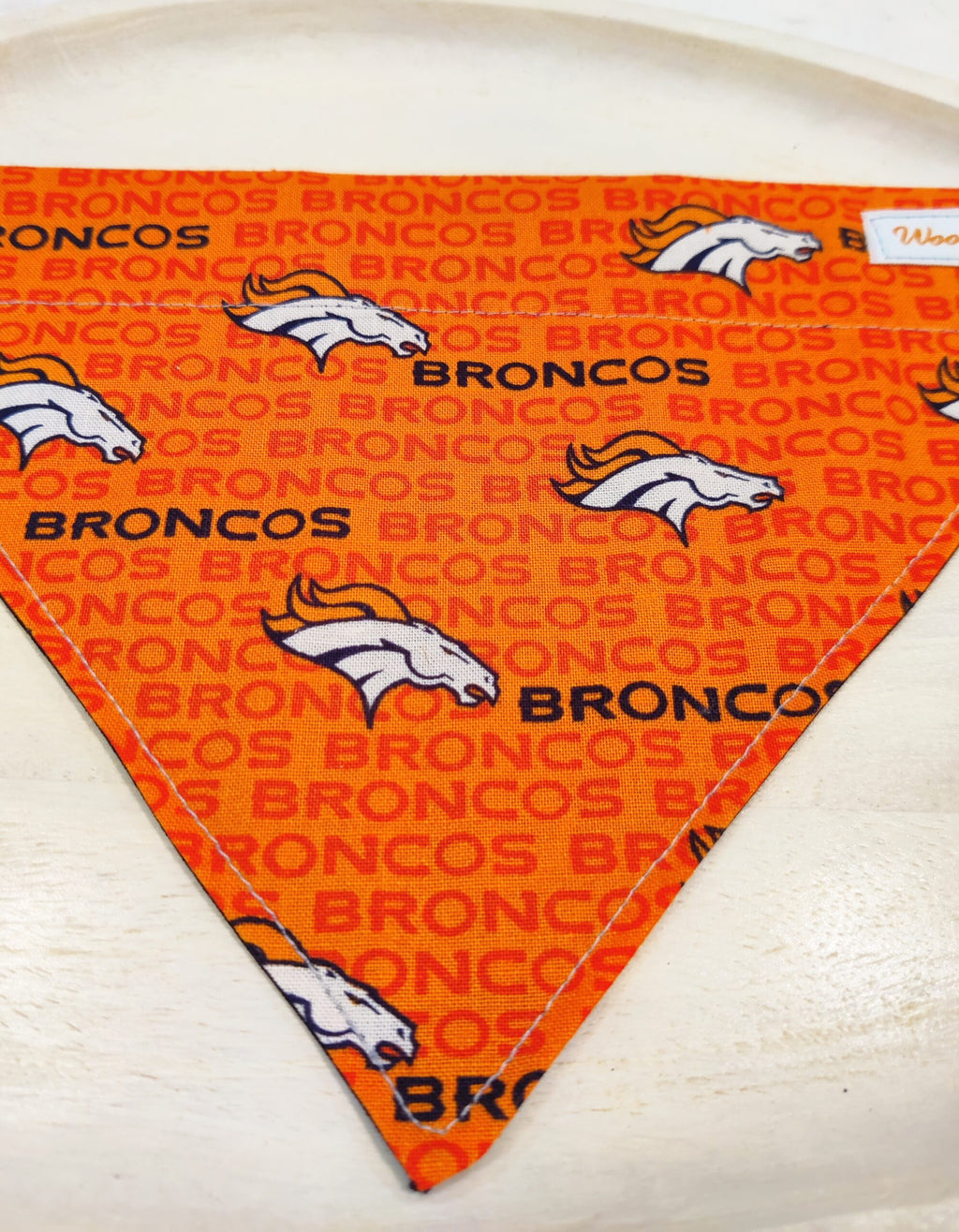 Denver Broncos Football Dog Bandanna Collar
