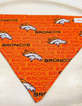 Denver Broncos Football Dog Bandanna Collar