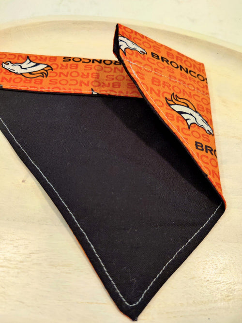 Denver Broncos Football Dog Bandanna Collar