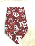 Texas A&amp;M University College Dog Bandanna Over the Collar