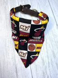 Miami Heat Basketball Dog Reversible Slip Over Bandanna