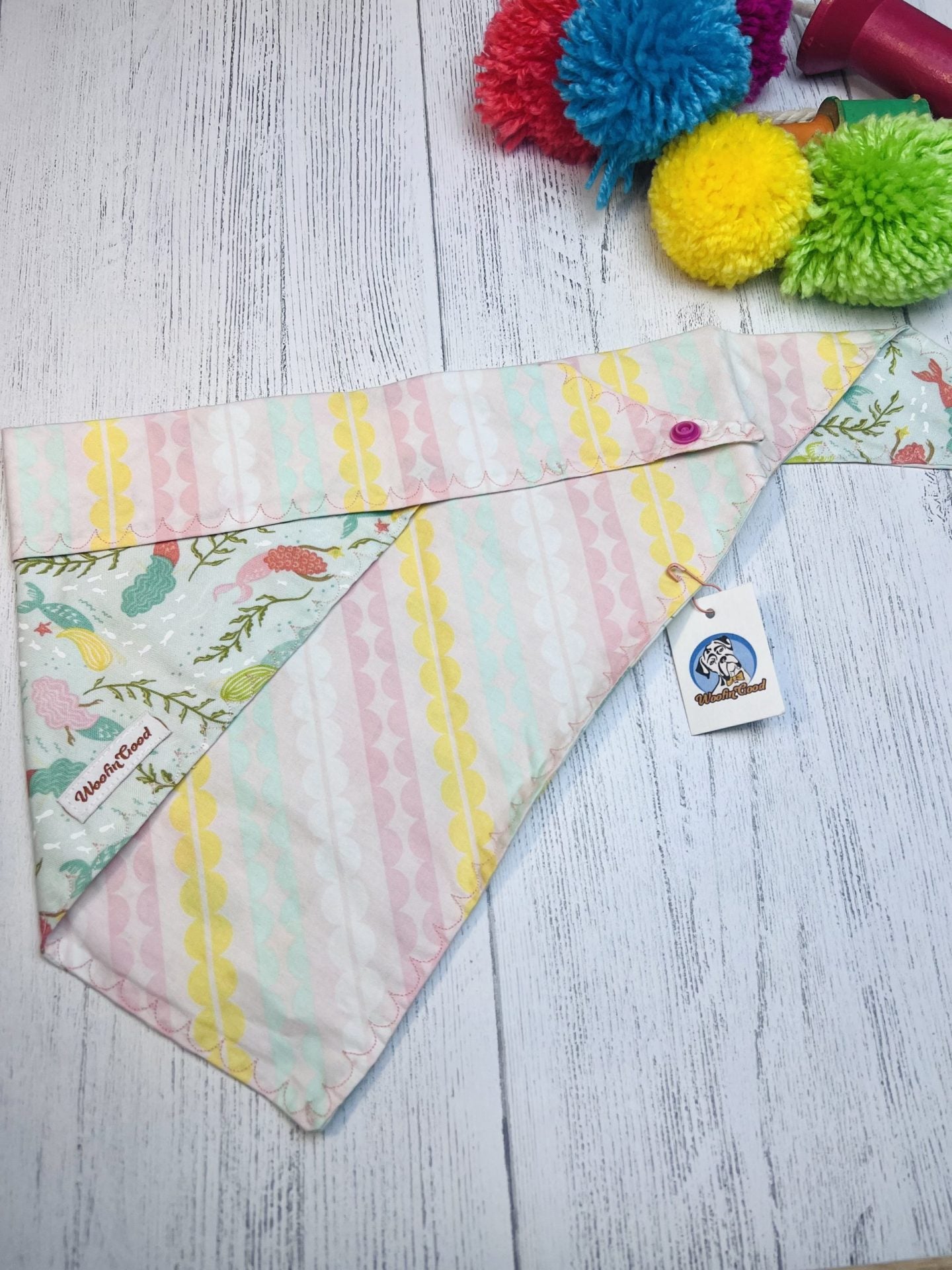 Mermaids Tie Dog Bandanna