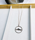 Dachshund love Rose Gold Necklace