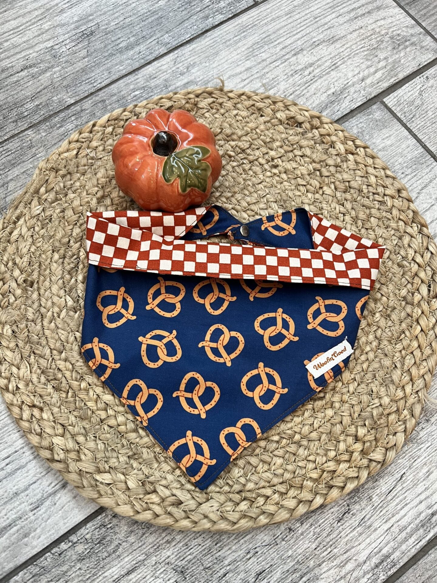 Pretzel Tie dog Bandanna