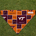 Virginia Tech University over the collar dog bandannas