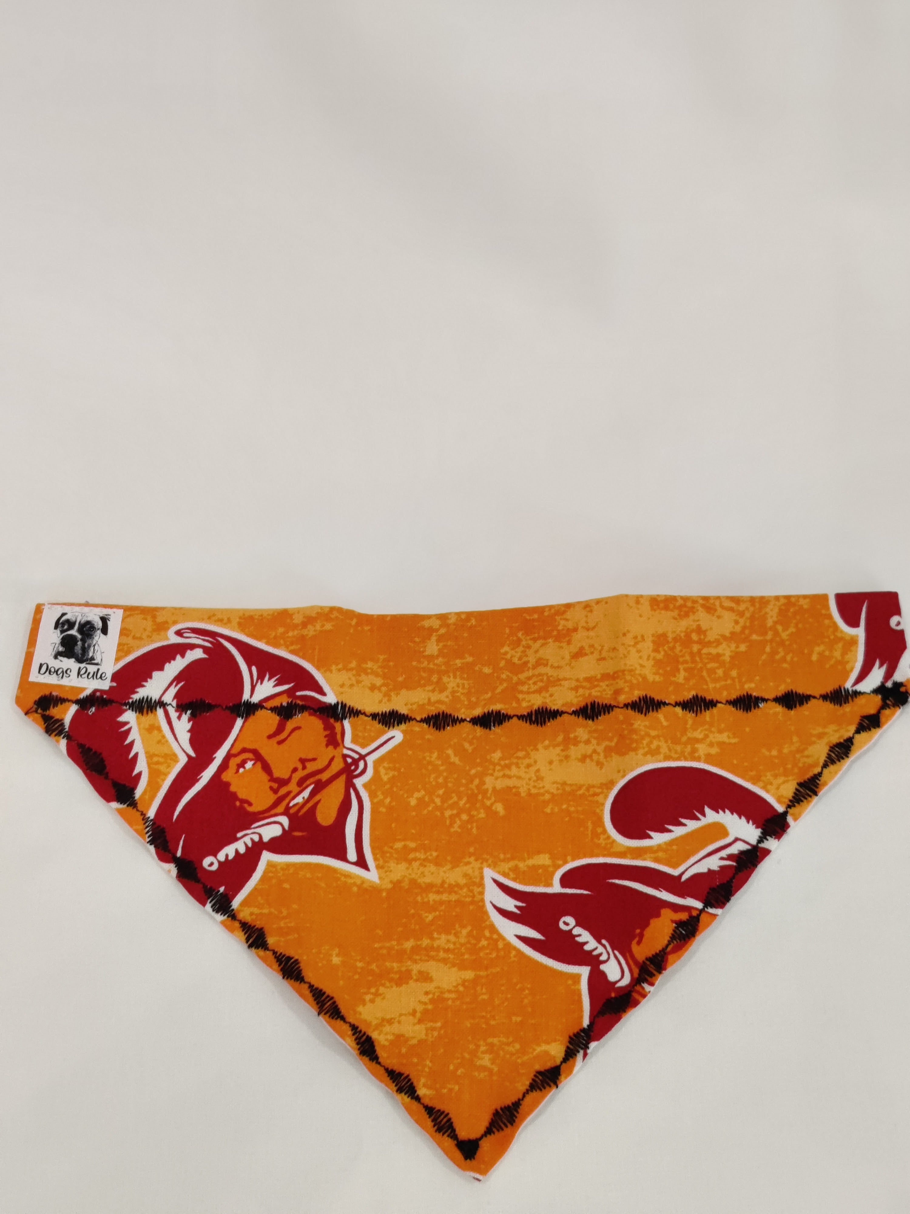 Tampa Bay Buccaneers Football Reversible Slip Over Bandanna Collar