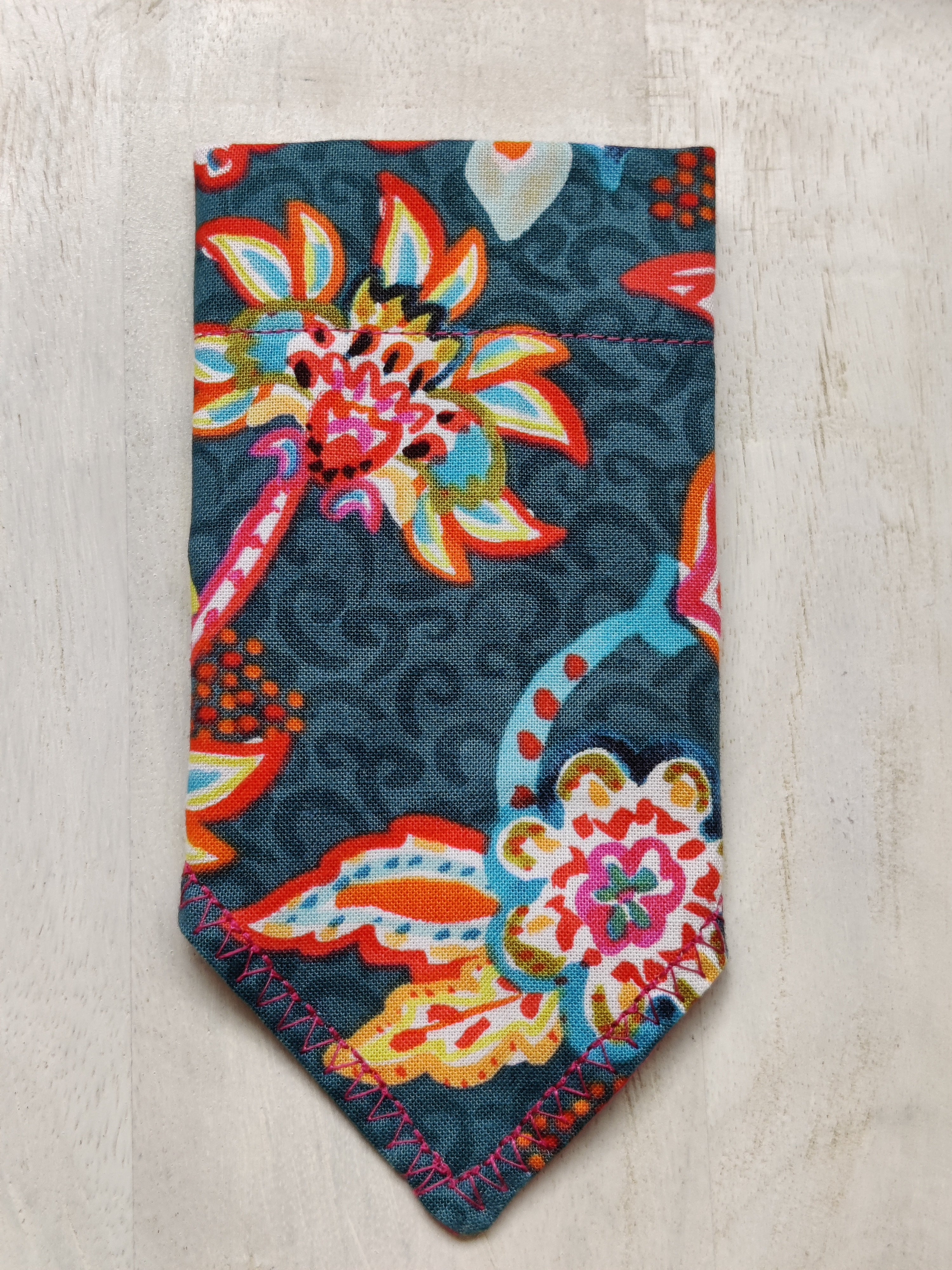 Groovy Palm Trees Dog Reversible Slip Over Bandanna Collar