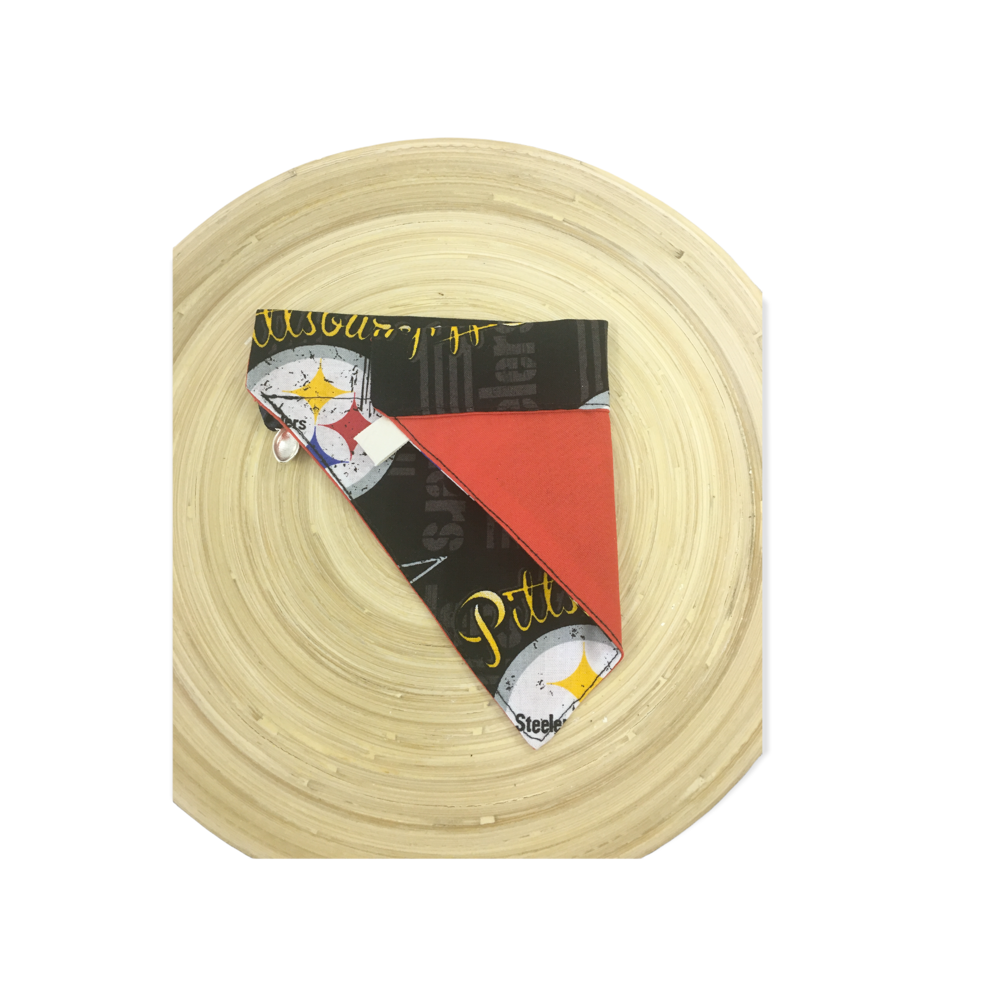 Steelers Dog Bandana, Pittsburgh Football Dog Reversible Slip Over Bandana Collar