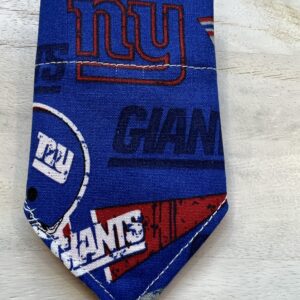 New York Giants Dog Bandana Over the Collar
