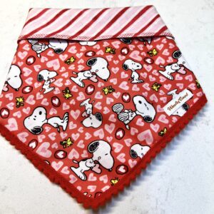 Snoopy Valentine Tie Bandanna
